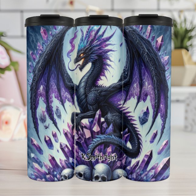 Crystal Throne Dragon Thermal Tumbler (Creator Uploaded)
