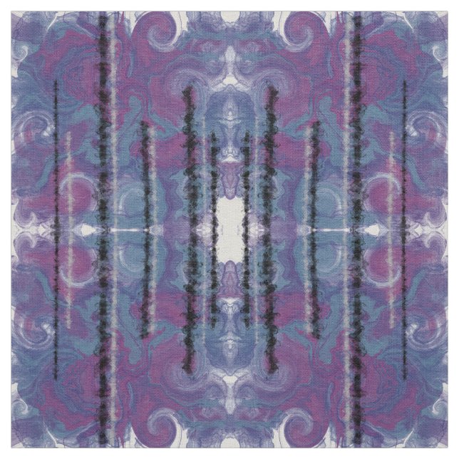 Crystal Towers over AJO Abstract  Fabric (Swatch)