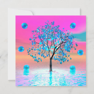 Crystal Tree Sunrise Card