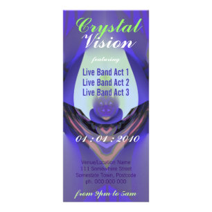 Crystal Vision Event Flyer Rack Card