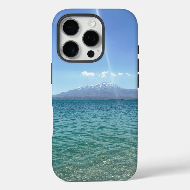 Crystal Water View Blue Sky Beach Vibe Peaceful Case-Mate iPhone Case (Back)