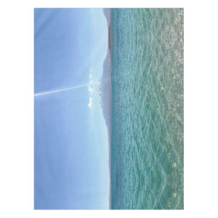 Crystal Water View Blue Sky Beach Vibe Peaceful Tablecloth