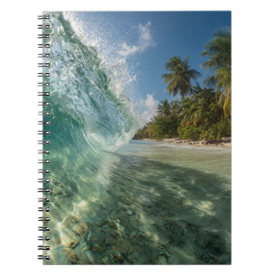 Crystal Wave Tropical Paradise Beach Photo Notebook