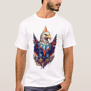 Crystal Wings: Majestic Eagle Freedom Icon Tee