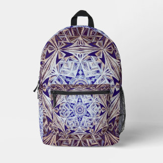  Crystal World  Printed Backpack