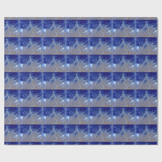 Crystaline Branches Wrapping Paper (Matte) (Flat)