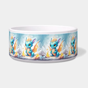 Crystalized Cute Baby Blue Dragon