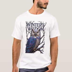 Crystalized Forest Owl T-Shirt, Premium  T-Shirt