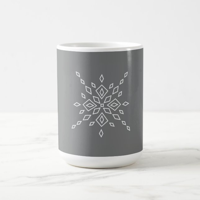 Crystalized Snowflake Coffee Mug (Center)
