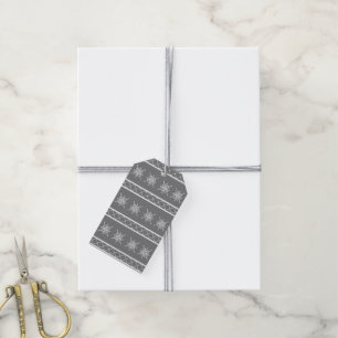 Crystalized Snowflake Gift Tags