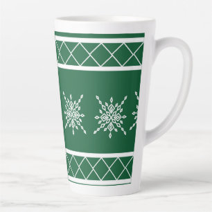 Crystalized Snowflake Latte Mug