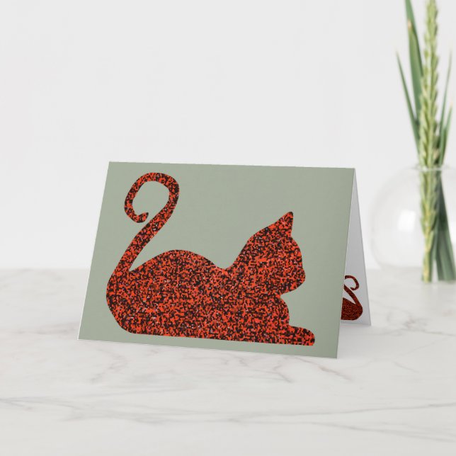 CrystalKatz Cat-Combo Custom Greeting Cards (Front)