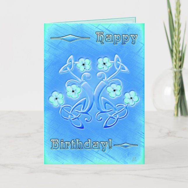 Crystalline Birthday 2 (Card) Card (Front)