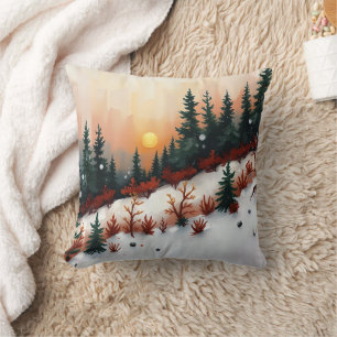 Crystalline Comfort A Harmonic Bloom Winter Light Cushion