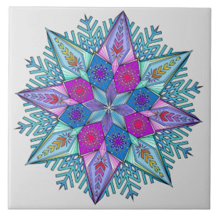 Crystalline Kaleidoscope™ Ceramic Tile