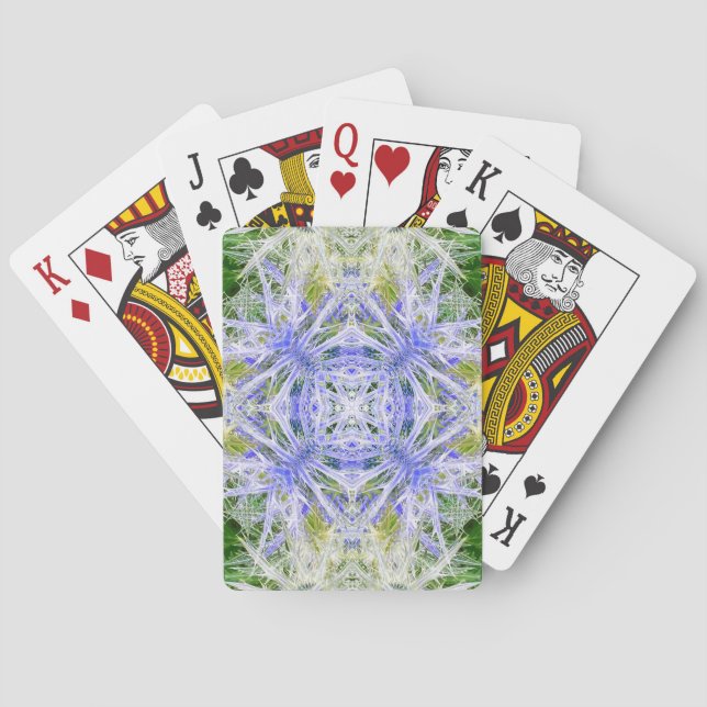Crystalline Thistle Playing Cards (Back)