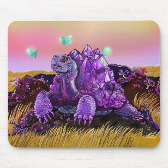 Crystalline Tortoise Mouse Pad (Front)