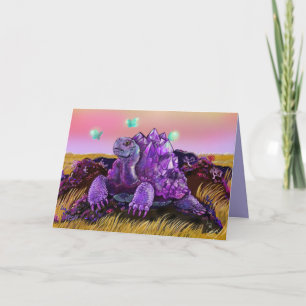 Crystalline Tortoise "Never stop Dreaming" Card