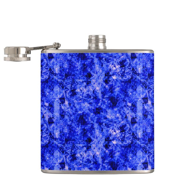 Crystallised by Kenneth Yoncich Hip Flask (Opened)