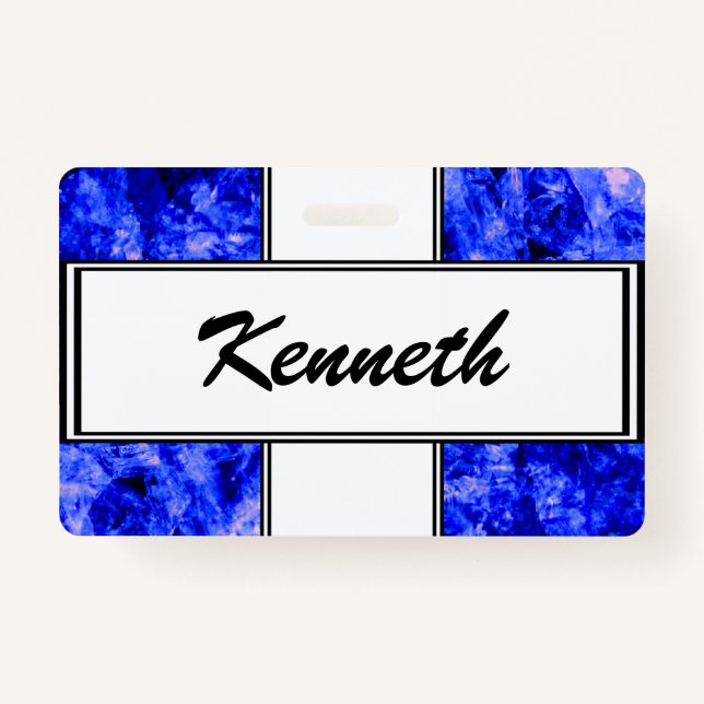 Crystallised by Kenneth Yoncich ID Badge (Front)