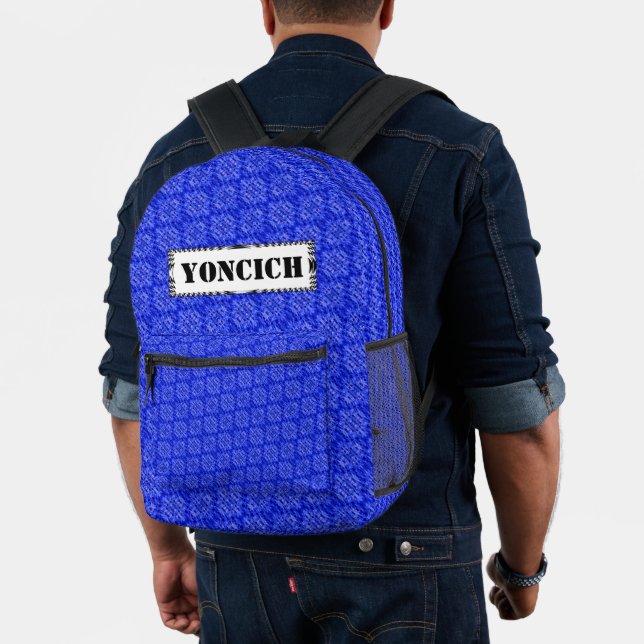 Crystallised by Kenneth Yoncich Printed Backpack (Insitu (Model))