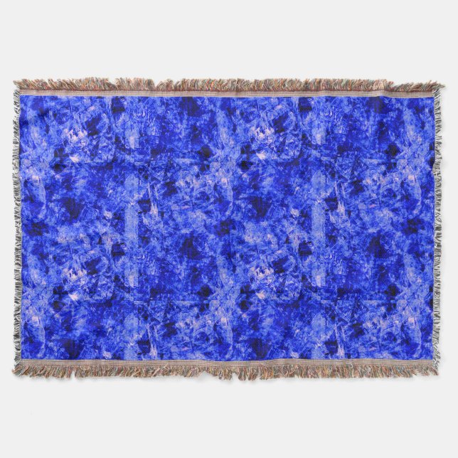 Crystallised by Kenneth Yoncich Throw Blanket (Front)