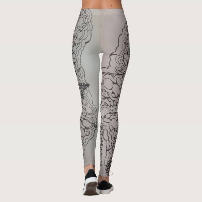 Crystallised Christ Consciousness  Leggings (Back)
