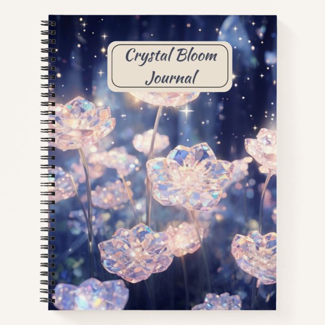 Crystallised Flowers Notebook (Front)