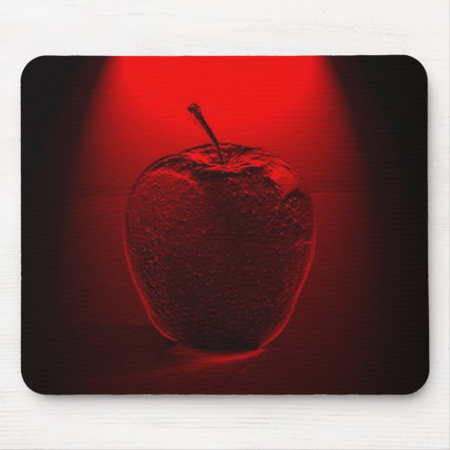 Crystallised Red Apple Mousepad (Front)
