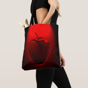 Crystallised Red Apple Tote Bag