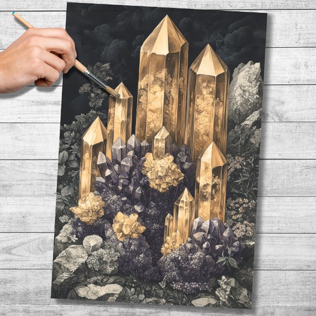 Crystals 1 Decoupage Paper (Creator Uploaded)