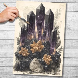 Crystals 2 Decoupage Paper