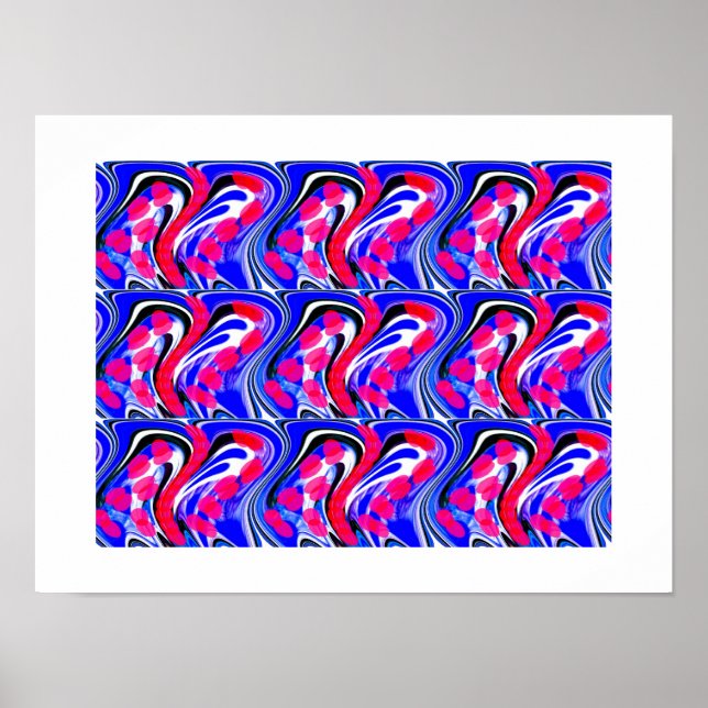 Crystals art poster (Front)
