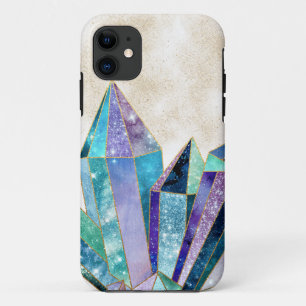 *~* Crystals Celestial Gold Star Dust Pastel iPhone 11 Case