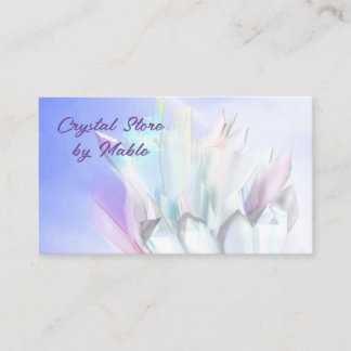Crystals,Crystal, Reiki, Pastel Business Cards