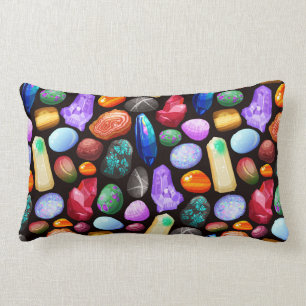 Crystals/Gemstones Lumbar Cushion