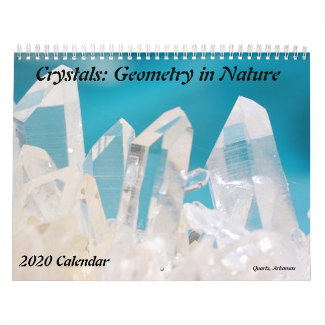 Crystals:Geometry in Nature Calendar (Cover)