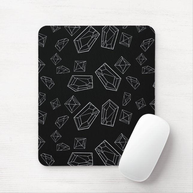 Crystals Mouse Pad (With Mouse)