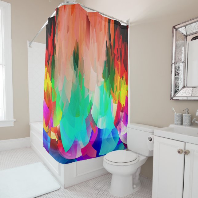 Crystals.... Shower Curtain (In Situ)