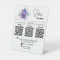 *~* Crystals Tabletop QR 3 PAYMENT Table Tent