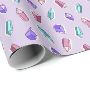 Crystals Wrapping Paper