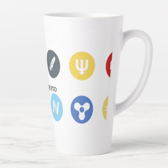 CRYTO CURRENCY LOVER N TRADER LATTE MUG (Right)