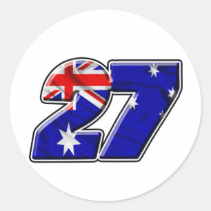 CS27flag Classic Round Sticker