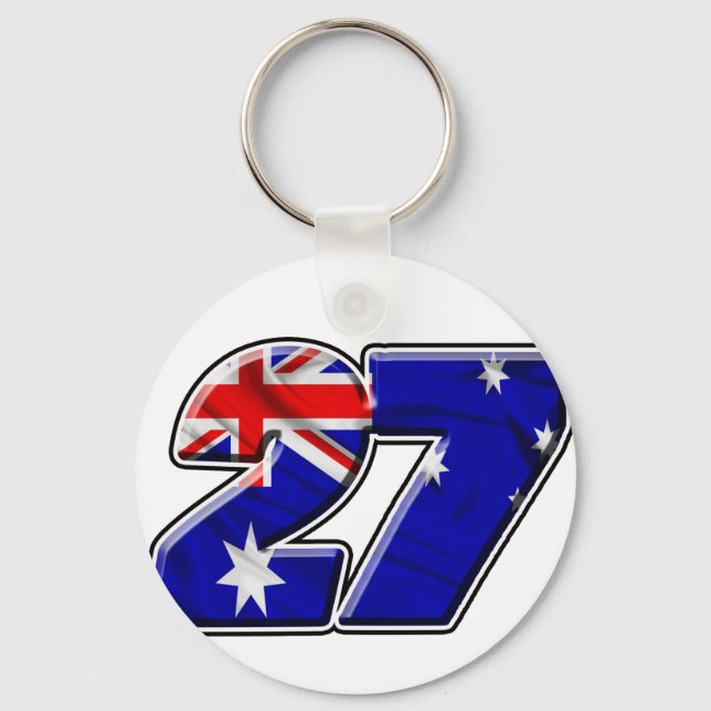 CS27flag Key Ring (Front)