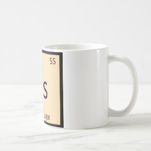 Cs - Cane Sugar Chemistry Periodic Table Symbol Coffee Mug