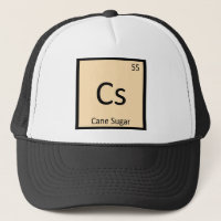 Cs - Cane Sugar Chemistry Periodic Table Symbol