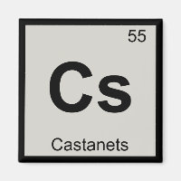 Cs - Castanets Music Chemistry Periodic Table