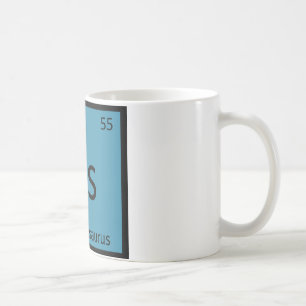 Cs - Champosaurus Dinosaur Element Symbol Coffee Mug