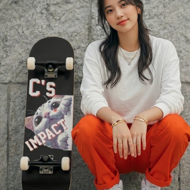 C's IMPACT Cute Cat  Skateboard (Creator Uploaded)