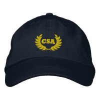CSA with laurel (Embroidered)